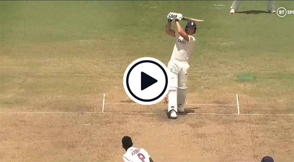 Watch: Ben Stokes lifts himself off his feet with massive straight six during bonkers Bridgetown barrage