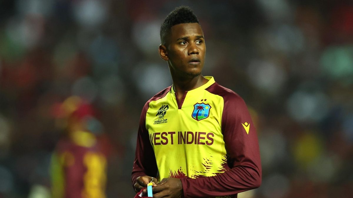 Akeal Hosein has been prevented from joining up with West Indies' T20I squad in England due to visa issues