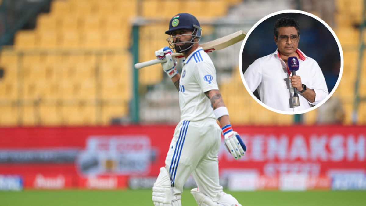 Sanjay Manjrekar praised Virat Kohli for batting at No.3 in the Bengaluru Test