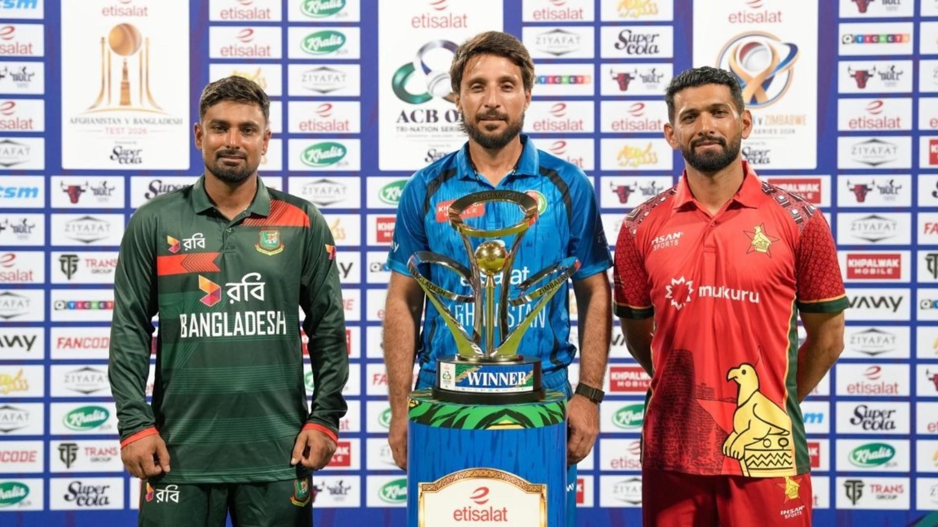 Afghanistan Tri-Series 2026, Live Streaming And TV Channels: Where To ...