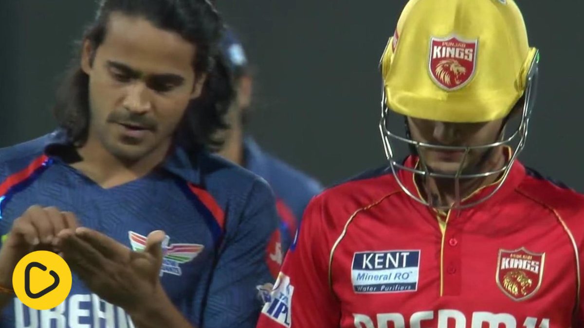 Digvesh Rathi celerates after dismissing Priyansh Arya