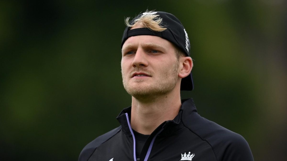 Dillon Pennington trains with the England squad ahead of the Test series against West Indies