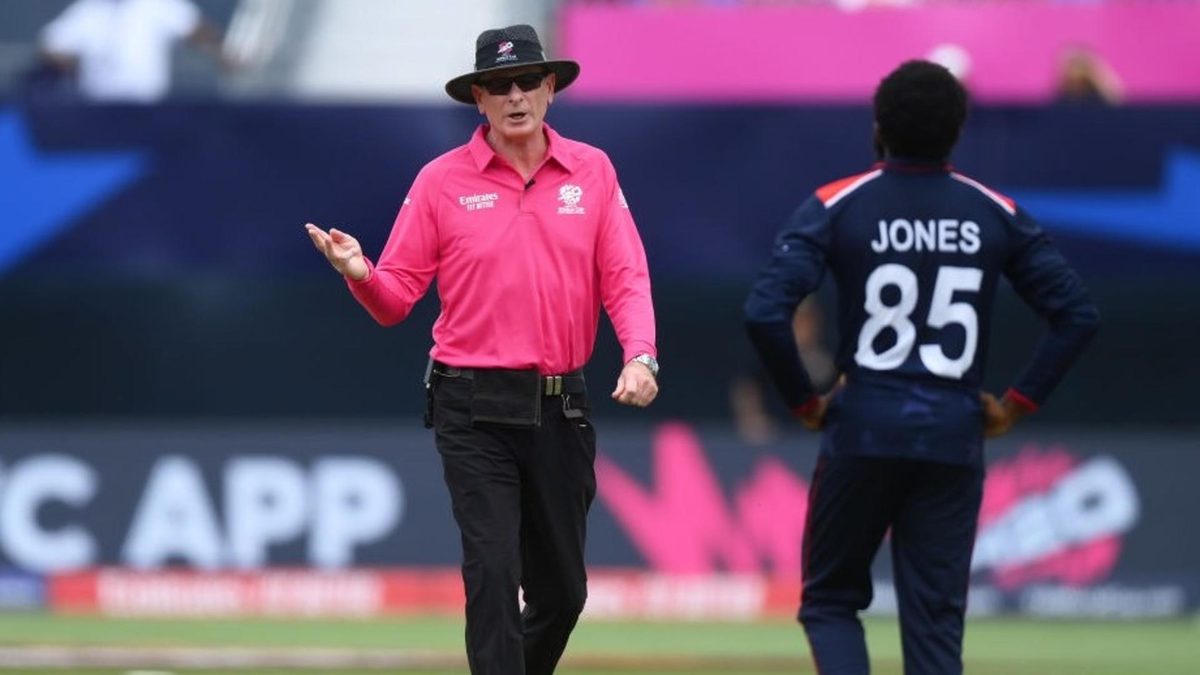 Aaron Jones and Paul Reiffel discuss the USA's five run penalty for multiple over rate offences