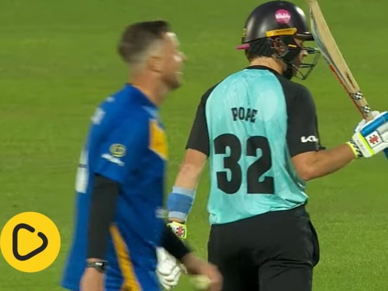 watch-ollie-pope-celebrates-maiden-t20-century-due-to-scoreboard-error-finishes-99-not-out.Click to read full article.