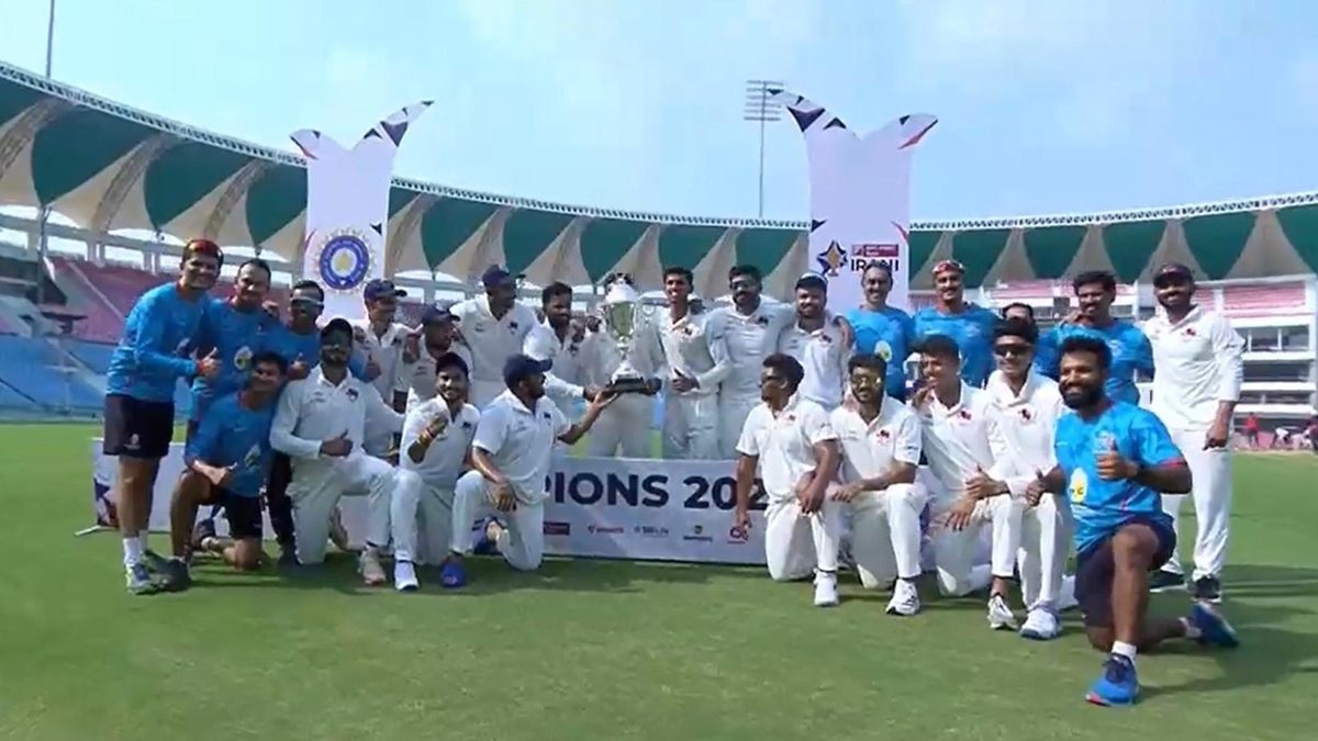 Mumbai lifted the Irani Cup for the first time in 27 years, thanks in large part to stellar efforts from Sarfaraz Khan and Tanush Kotian.