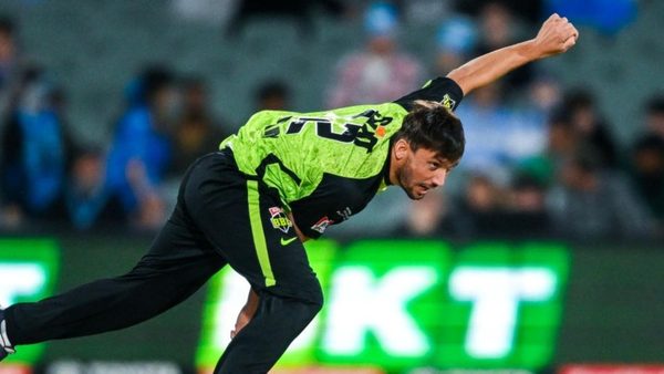 BBL action shot - wicket celebration