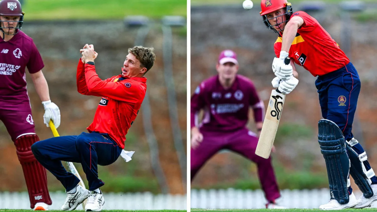 Nathan McSweeney in action during a One-day Cup match