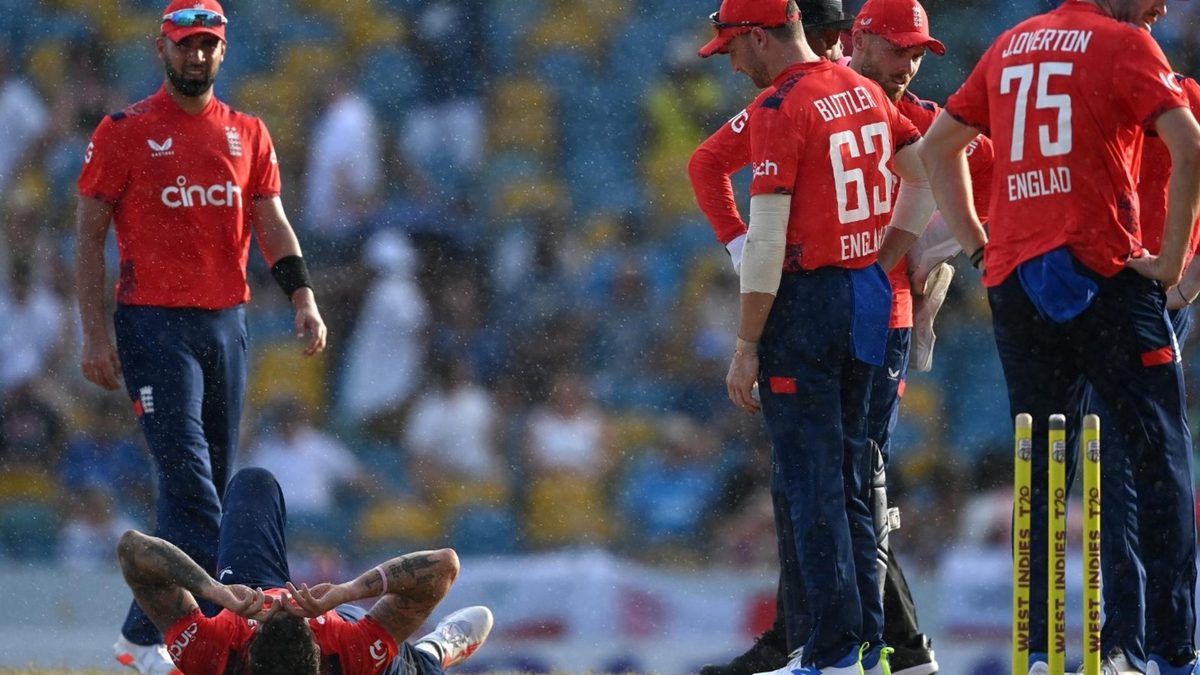 Reece Topley has been ruled out of the rest of England's T20I series against West Indies
