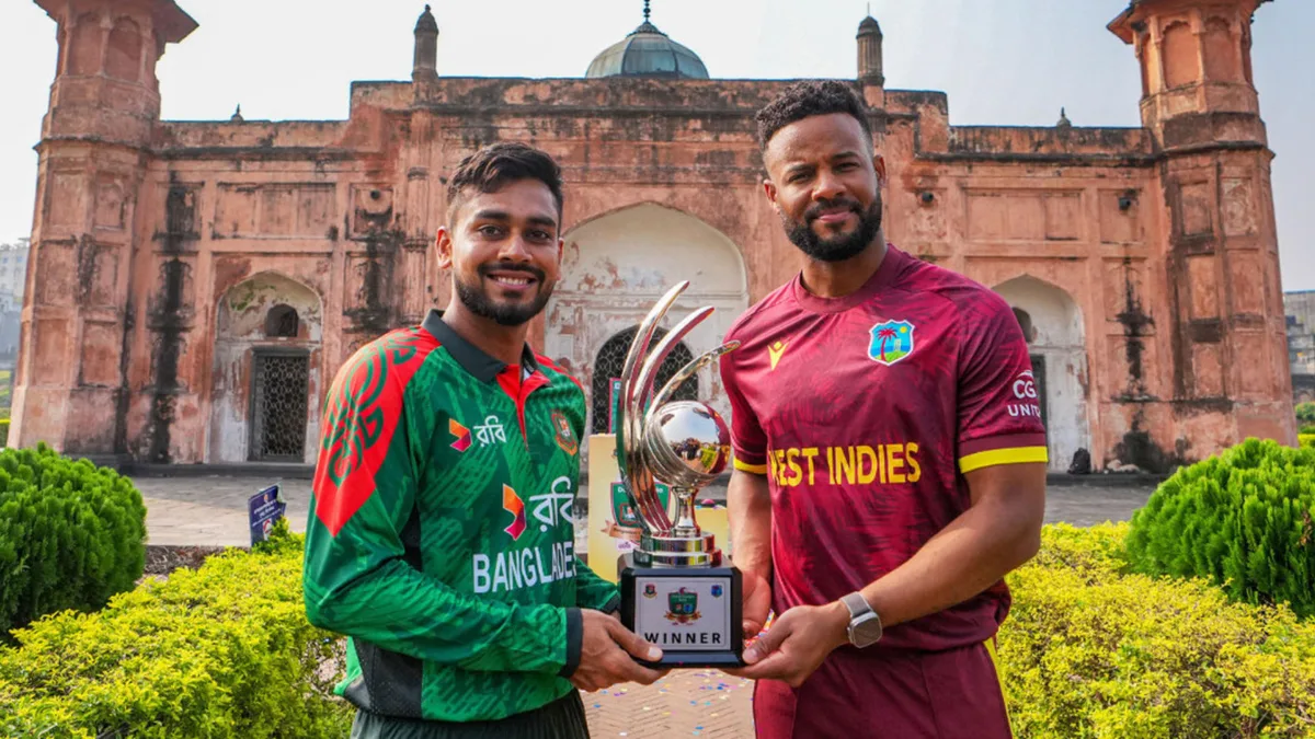 Bangladesh and West Indies will face off in a three-match ODI series starting from October 18