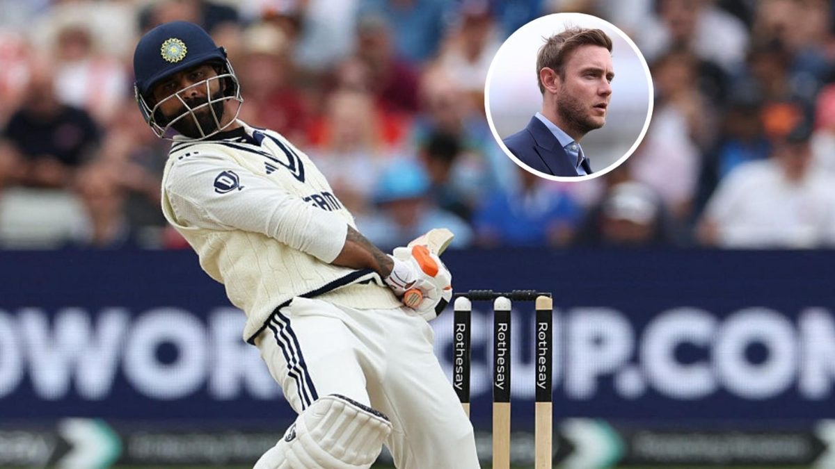 Stuart Broad criticised Ravindra Jadeja's approach with the bat during day four of the second Test between India and England.