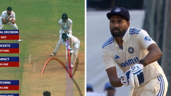 nightwatchman-mohammed-siraj-burns-review-after-plumb-first-ball-lbw.Click to read full article.