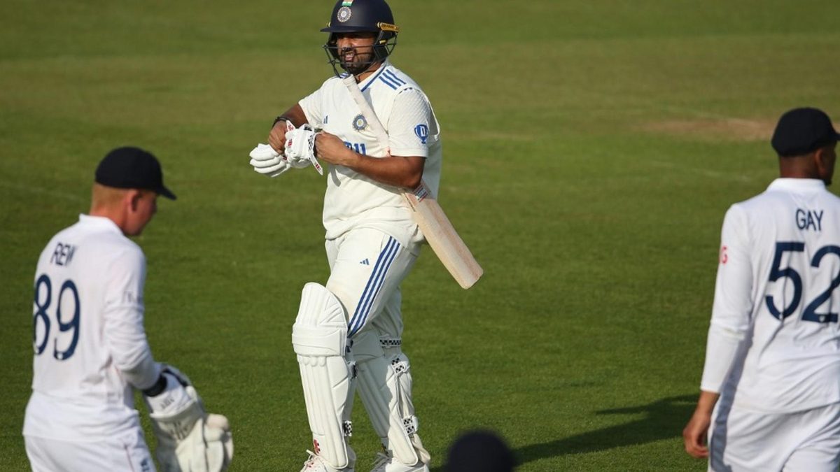 Karun Nair in action during India A vs England Lions