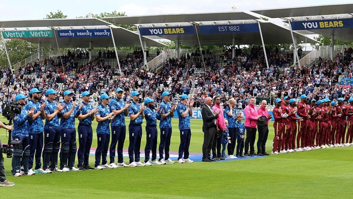Why WI are wearing blue shirt numbers