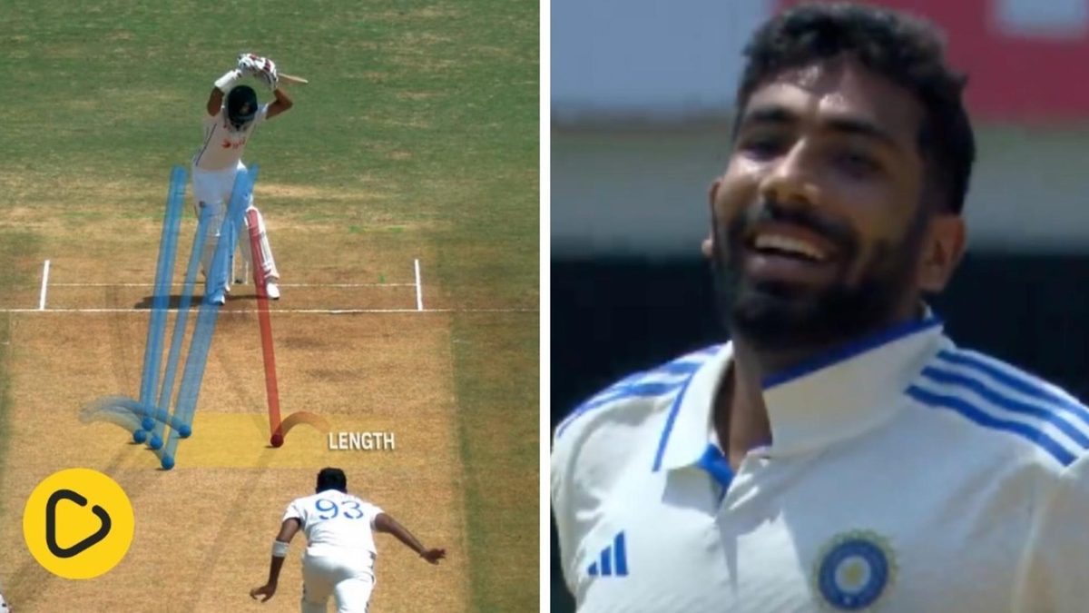 Shadman Islam was dismissed by Bumrah on the second day of the Chennai Test
