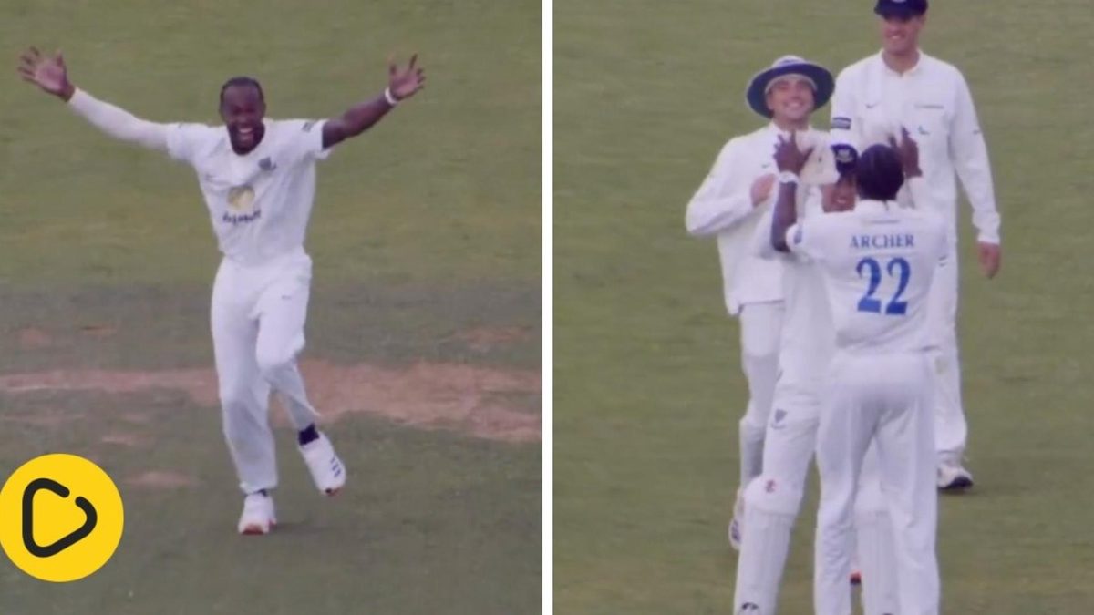 Jofra Archer takes first first-class wicket in four years