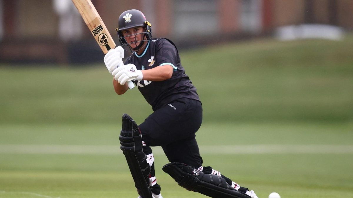 Alice Capsey bats during the opening fixture in Tier One of the One Day Cup