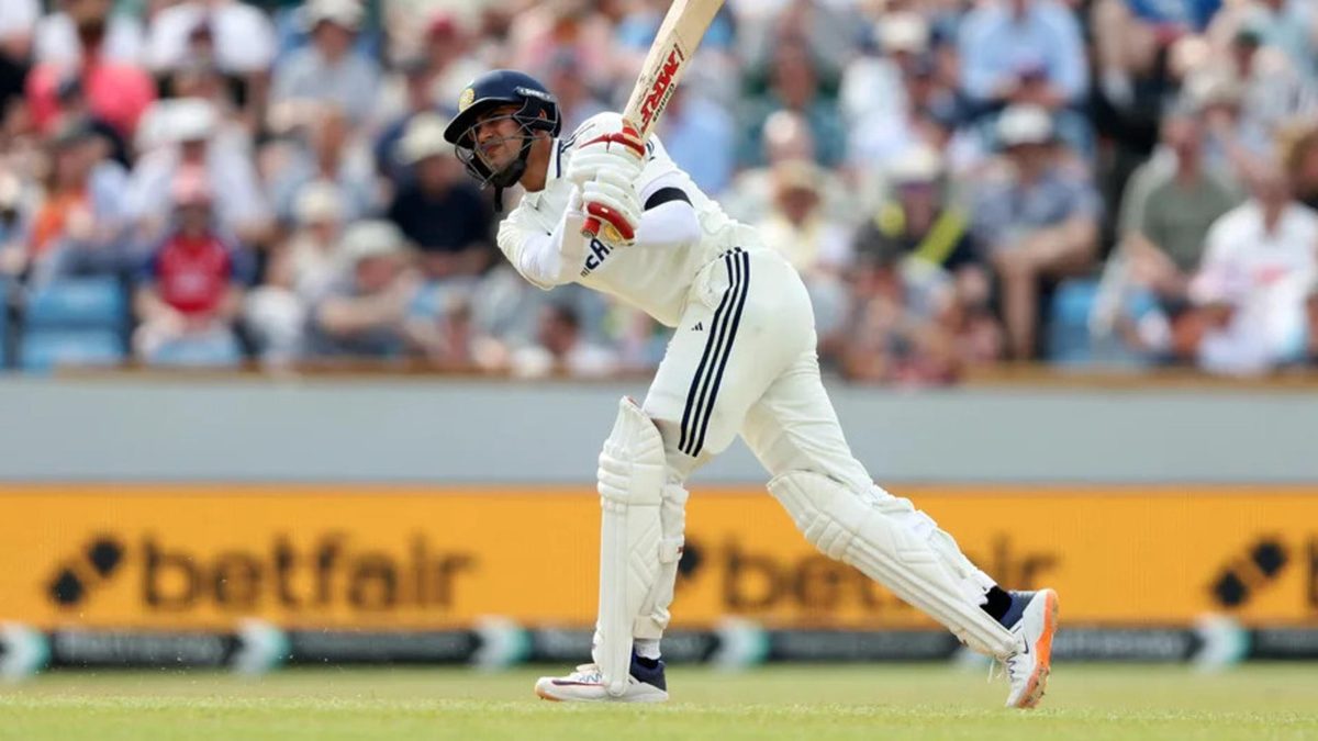 Shubman Gill of India bats during Day One of the 1st Rothesay Test Match between England and India at Headingley on June 20, 2025 in Leeds, England