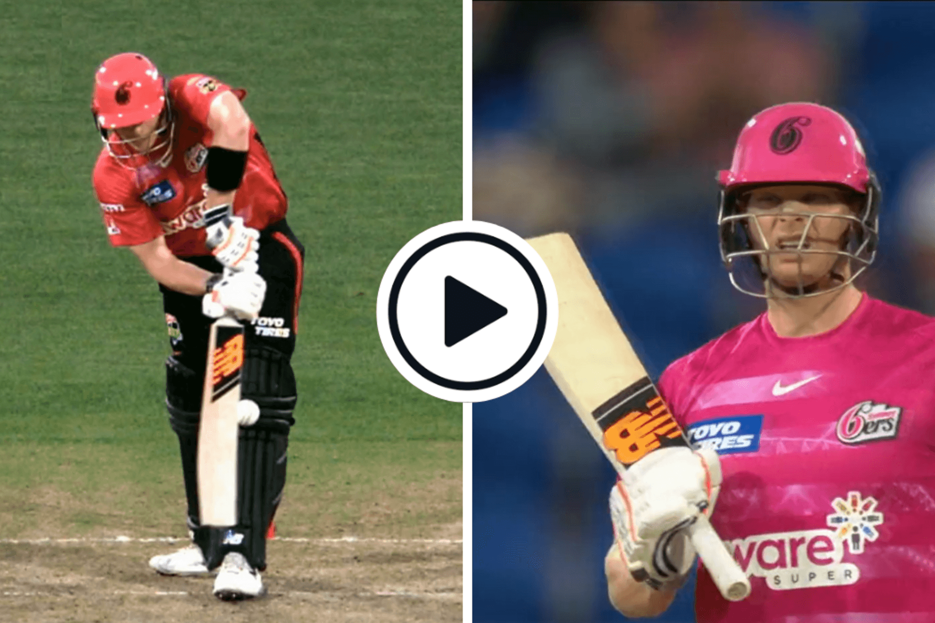 Watch: Steve Smith somehow misses knee-high full toss, falls short of historic third successive T20 hundred