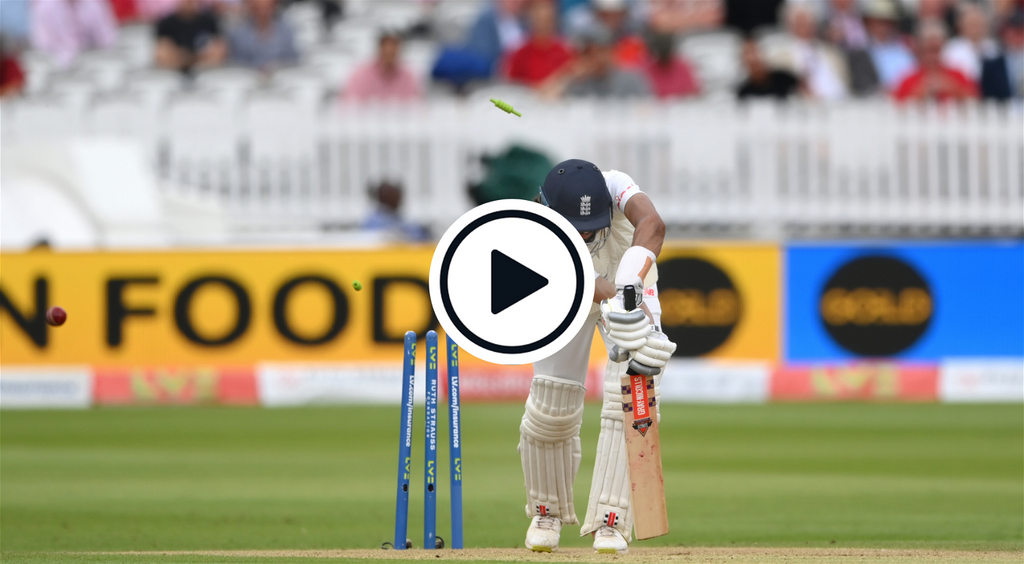 Watch: Haseeb Hameed bowled for golden duck in first Test innings in five years
