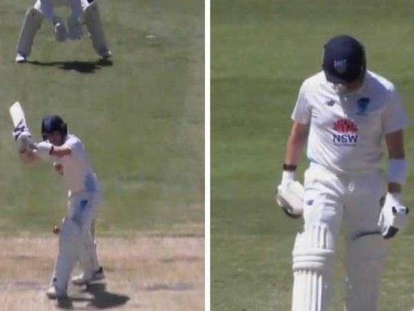 watch-steve-smith-out-for-a-duck-leaving-the-ball-on-sheffield-shield-comeback.Click to read full article.