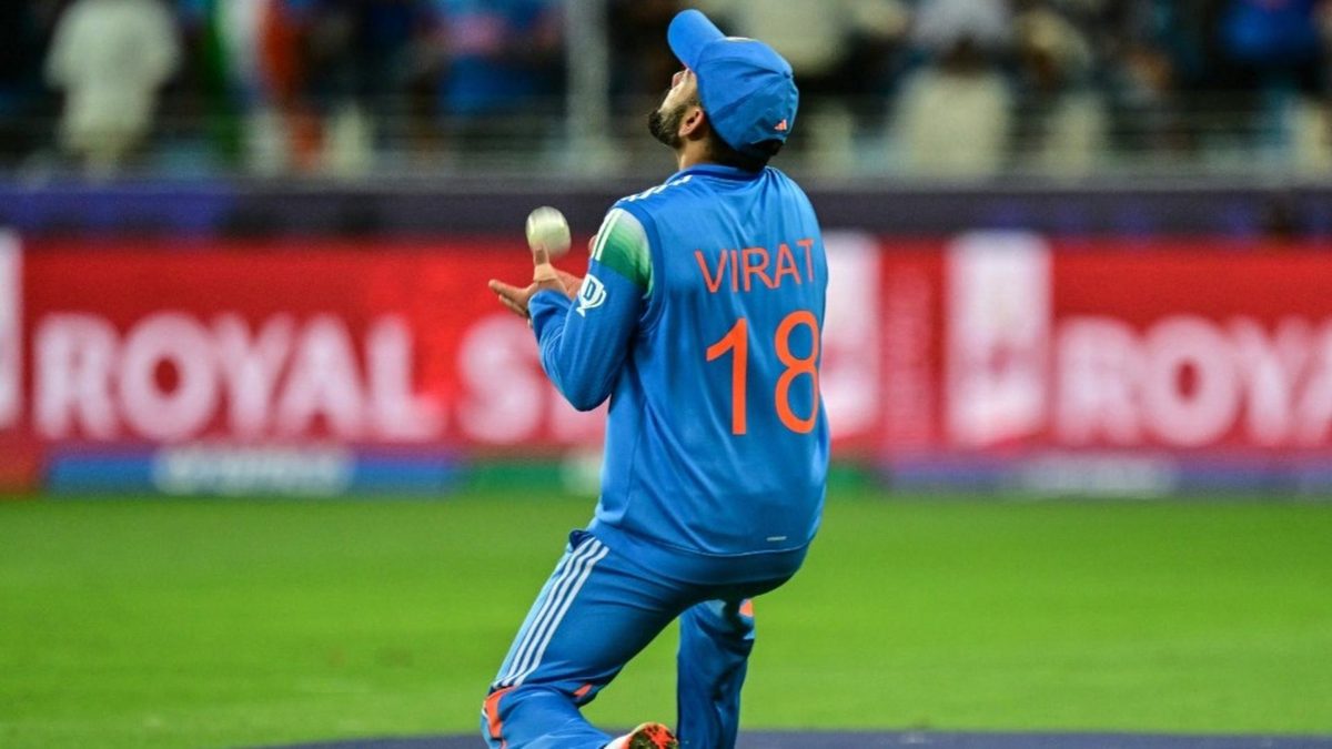 Virat Kohli has overtaken Rahul Dravid and now has the most outfield catches by an Indian in international cricket.