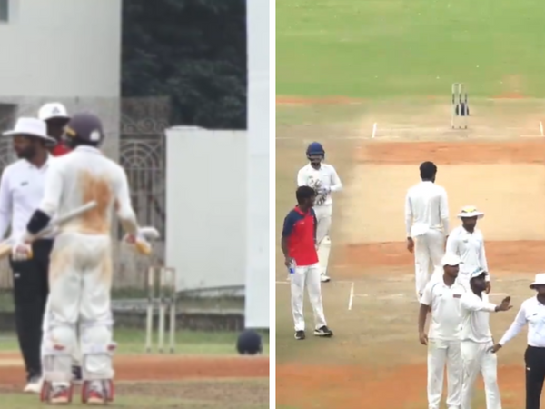 baba-aparajith-argues-furiously-with-umpires-and-opposition-players-takes-five-minutes-to-leave-field-following-contentious-dismissal-in-domestic-game.Click to read full article.