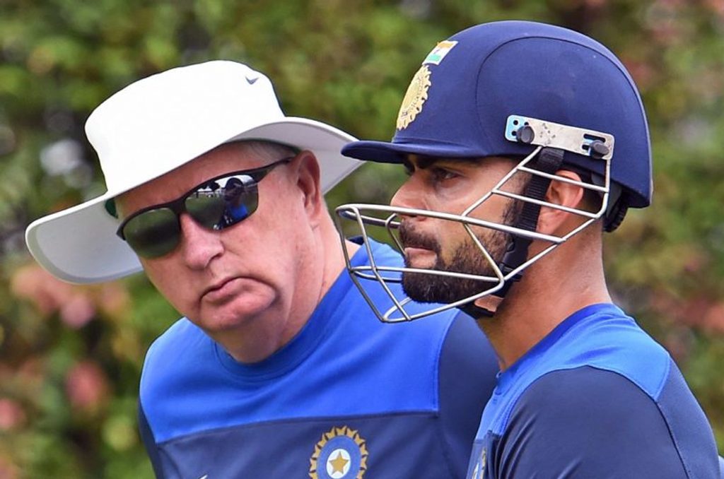 Duncan Fletcher and Virat Kohli