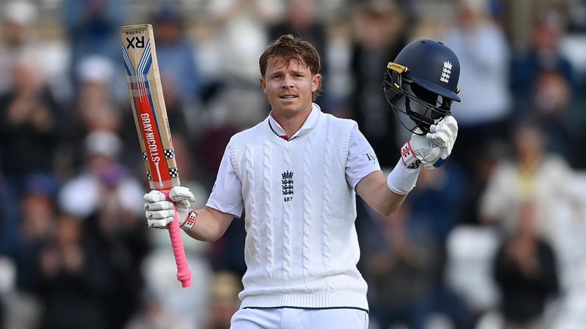 England batter Ollie Pope extended a world record run with his century against Zimbabwe on Thursday (May 22).