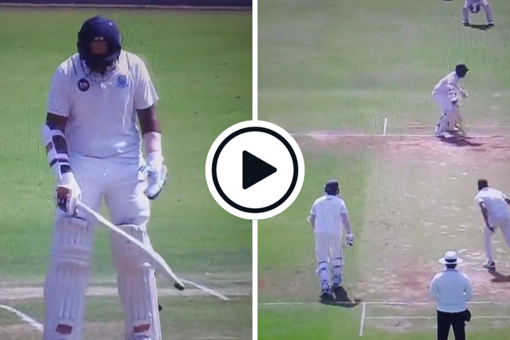 Watch: Hanuma Vihari returns with fractured wrist, bats one-handed in Ranji Trophy