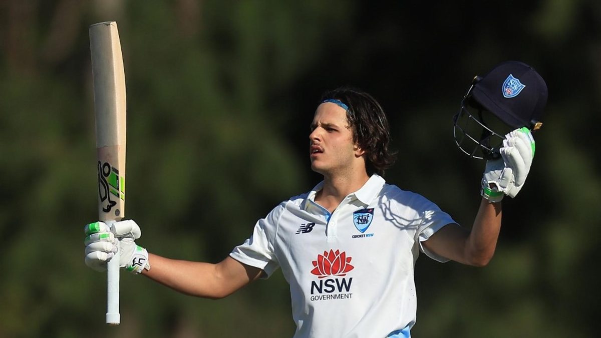19-year-old Sam Konstas from New South Wales has become the youngest to score twin centuries in the same Sheffield Shield game since Ricky Ponting