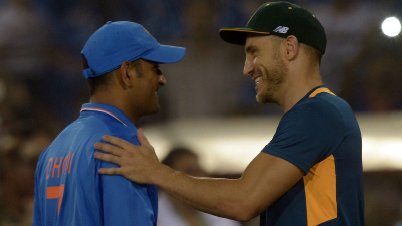 “He’s really proud of this team, and he’s like the big brother of the team, so it’s nice that most of us are back here" - du Plessis on Dhoni