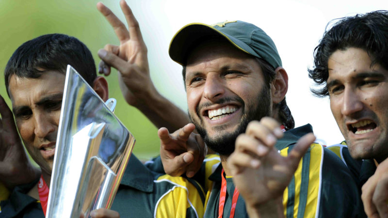 Afridi was Player of the Match in the final when Pakistan won the World T20 in 2009