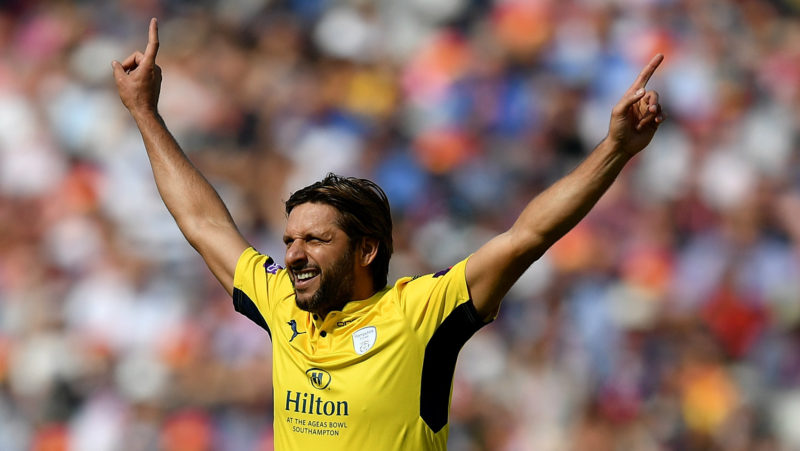 Afridi has been active in the T20 league circuit since quitting the game