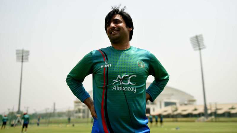 Nerves? What nerves? Asghar Stanikzai exuded confidence ahead of the historic Test