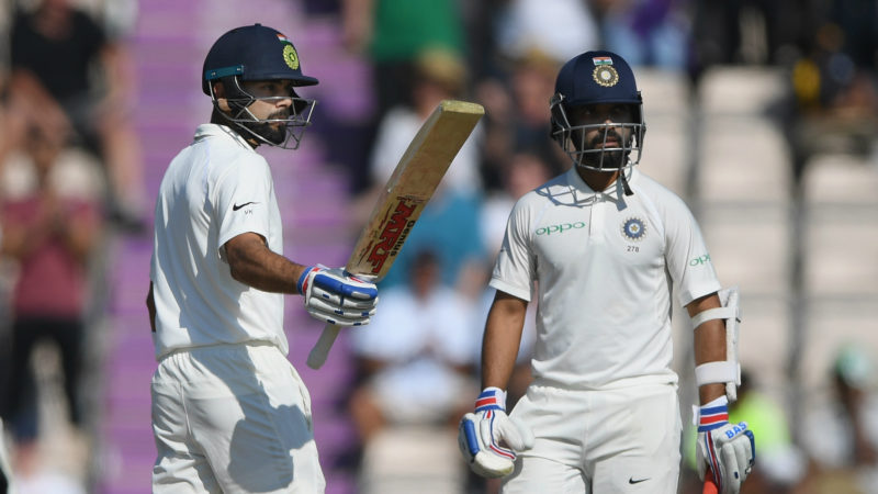 The Indians were in the hunt as long as Kohli and Rahane were in the middle