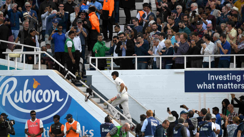 Alastair Cook, one last time ...