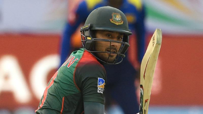 Mithun scored a crucial half-century to revive the Bangladesh innings alongside Rahim