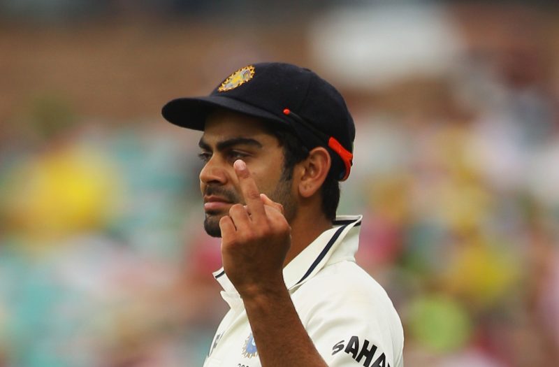 Kohli let his frustration get the better of him at the SCG