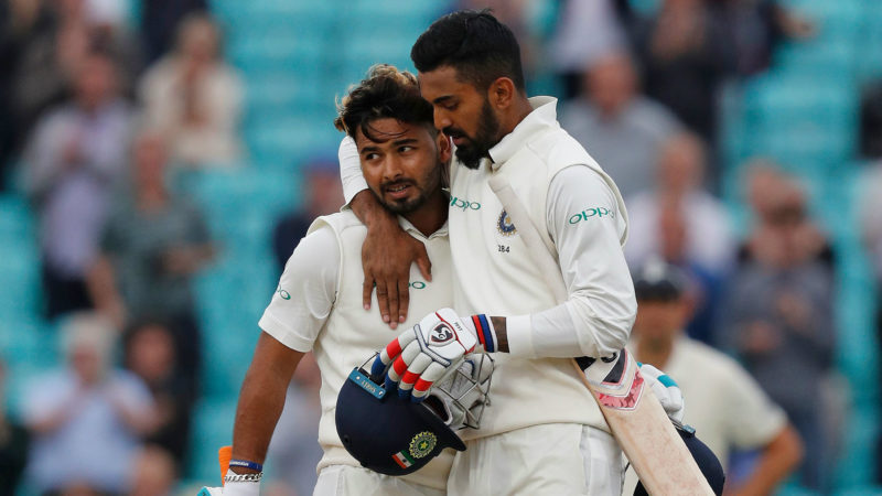 Rahul and Pant slammed centuries in the final Test in England