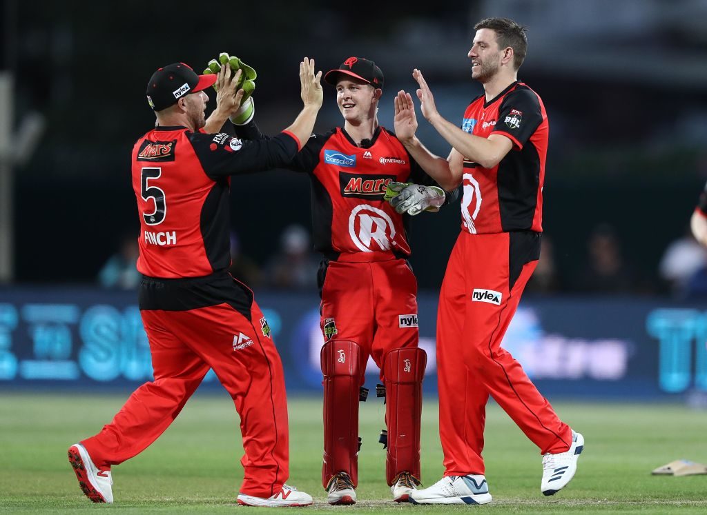 Harry Gurney returned 1-20 in the BBL, the most economical figures by a Renegades bowler