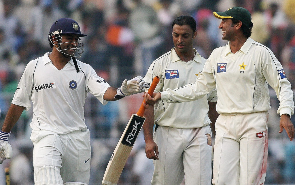 The last time India and Pakistan played Tests was in 2007