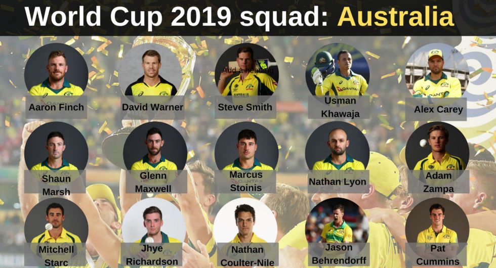 Steve Smith, David Warner In Australia World Cup Squad | Wisden Cricket
