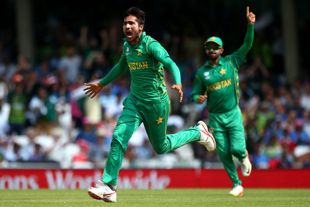 Amir helped Pakistan lift the 2017 Champions Trophy