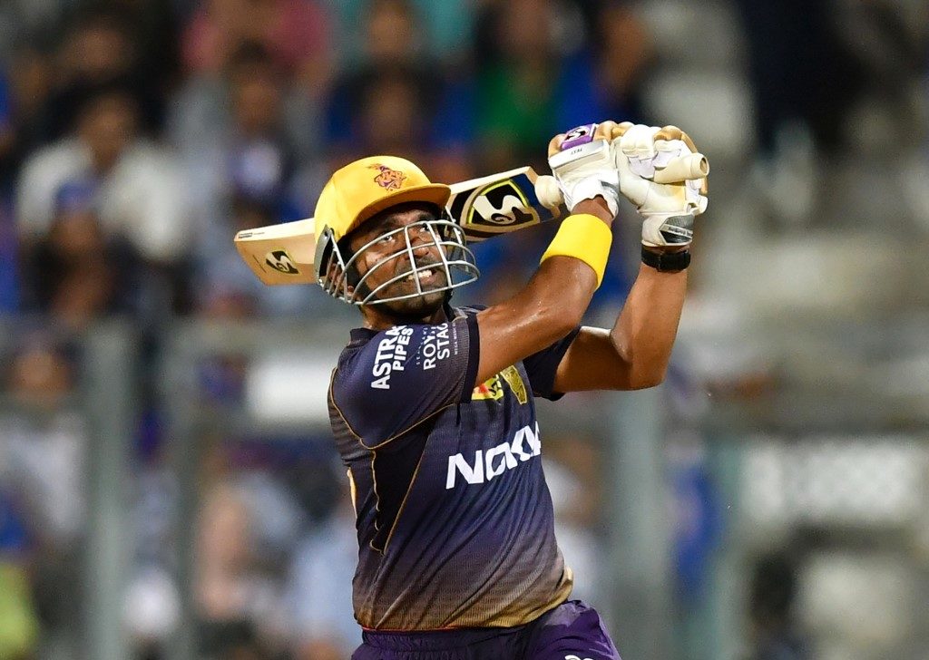 Robin Uthappa swung hard, but rarely connected