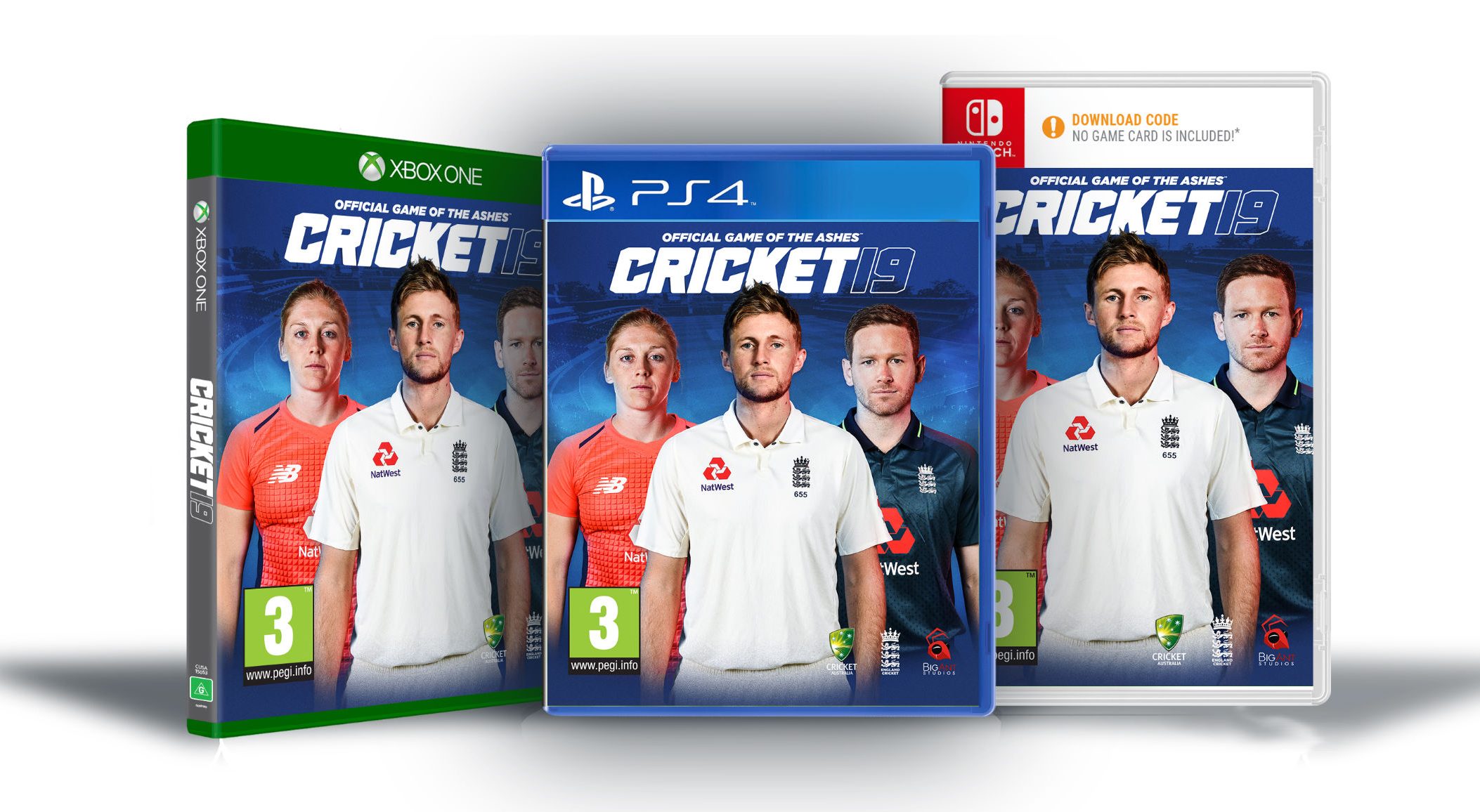 Cricket 19 - The Official Video Game of the Ashes is available on PS4, Xbox One and Nintendo Switch 