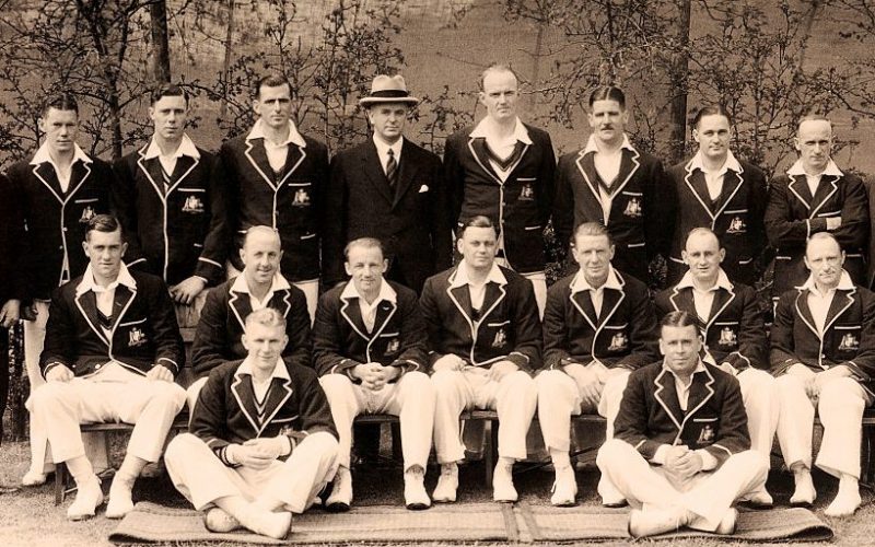 The Australian cricket team in England, circa 1934