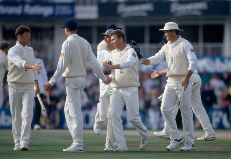 England beat Australia by 161 runs in the 1993 Test at The Oval 