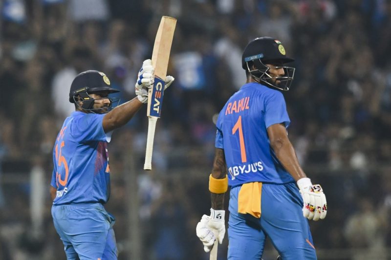 Rohit Sharma and KL Rahul added 135 for the opening wicket in just 11.4 overs