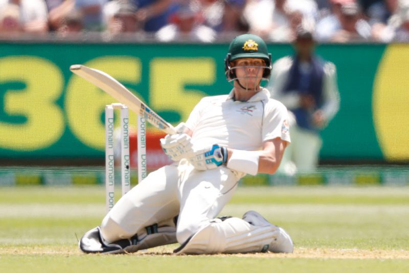 Steve Smith attempted evasive action. Or did he? 