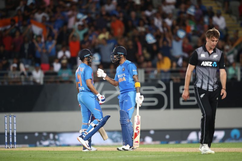 Iyer and Rahul shared an important 86-run stand in the second T20I against New Zealand 